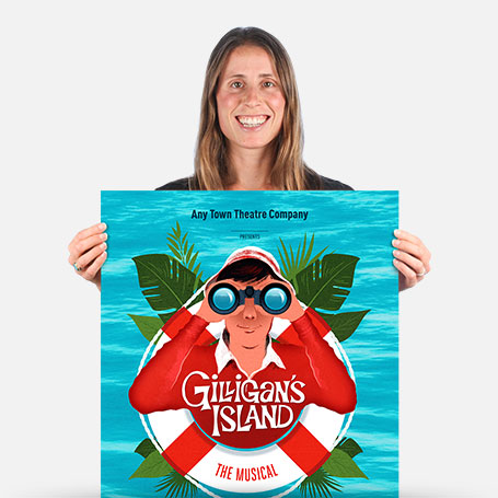 Gilligan’s Island: The Musical Official Show Artwork