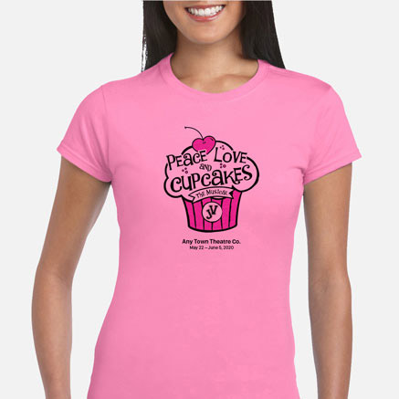 Peace, Love and Cupcakes: The Musical JV Cast & Crew T-Shirts