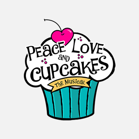 Peace, Love, and Cupcakes Logo Pack
