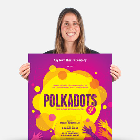 Polkadots: The Cool Kids Musical JV Official Show Artwork