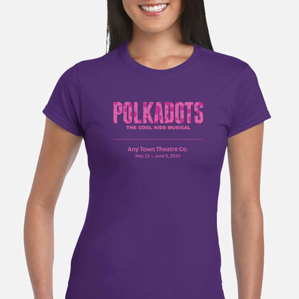 Polkadots: The Cool Kids Musical Cast & Crew T-Shirts
