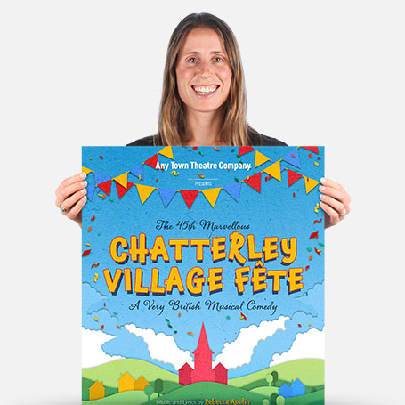 The 45th Marvellous Chatterley Village Fête Official Show Artwork