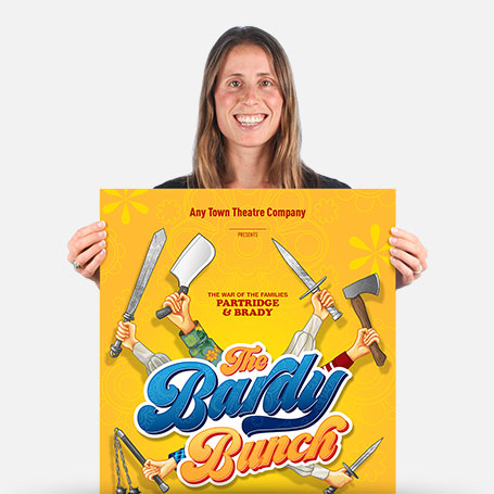 The Bardy Bunch (High School Edition) Official Show Artwork