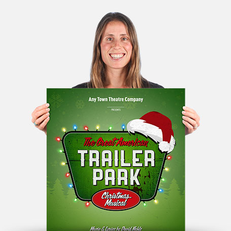 The Great American Trailer Park Christmas Musical Official Show Artwork