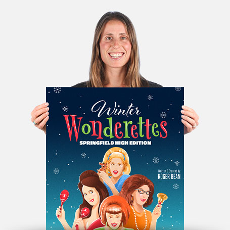 Winter Wonderettes  (Springfield High Edition) Official Show Artwork