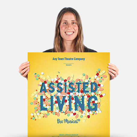 Assisted Living: The Musical® Official Show Artwork