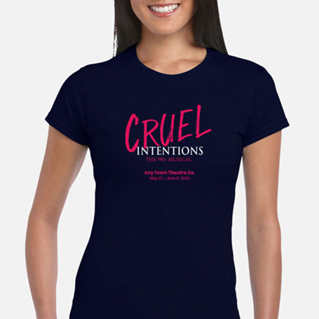 Cruel Intentions: The ’90s Musical Cast & Crew T-Shirts