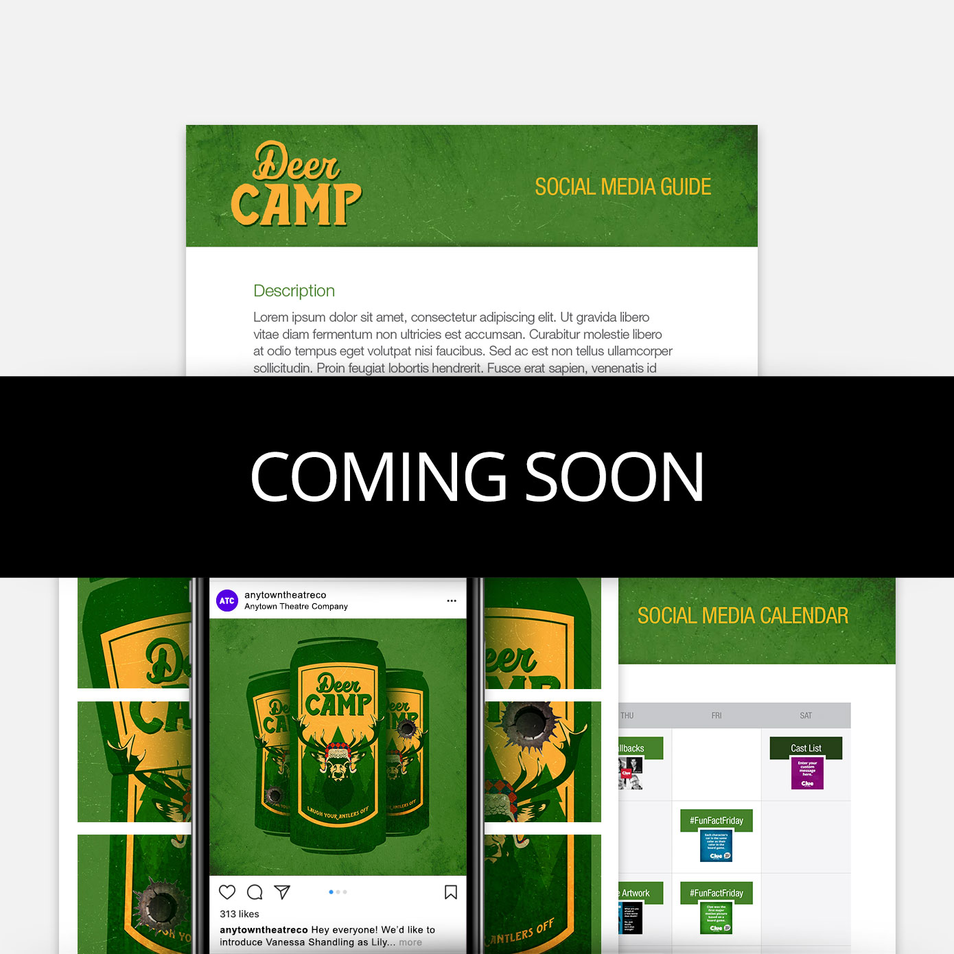 Deer Camp Promotion Kit & Social Media Guide