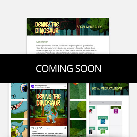 Denny the Dinosaur Promotion Kit & Social Media Guide