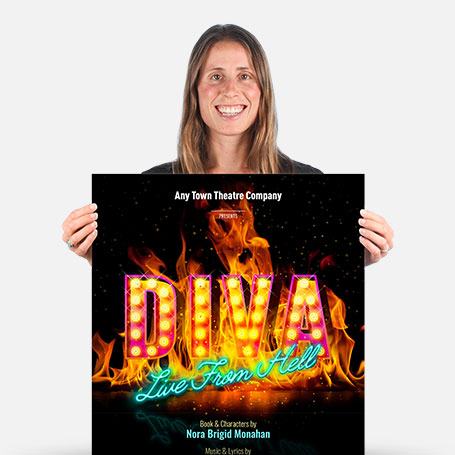 Diva: Live from Hell Official Show Artwork