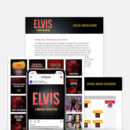 ELVIS: A Musical Revolution Promotion Kit & Social Media Guide