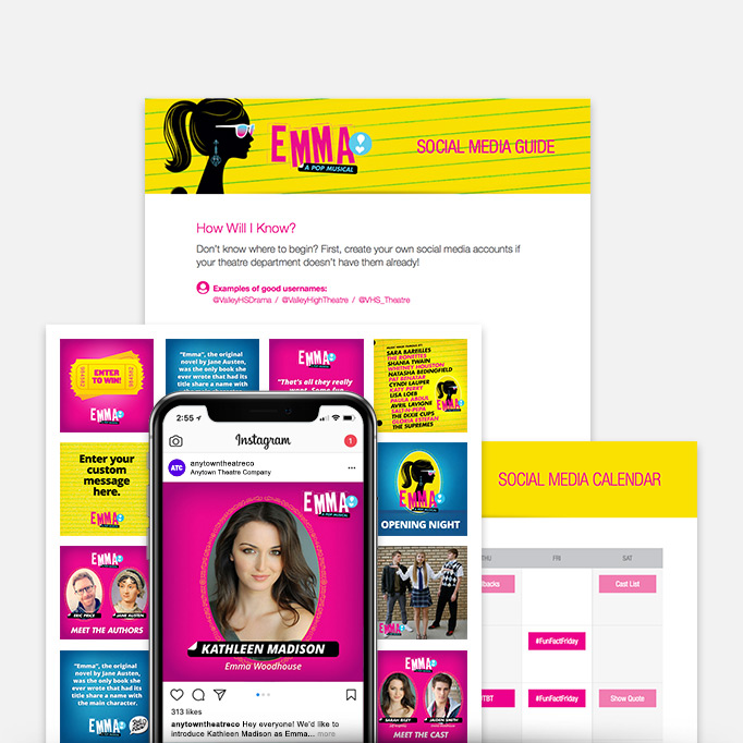 Emma: A Pop Musical Social Media Marketing Kit