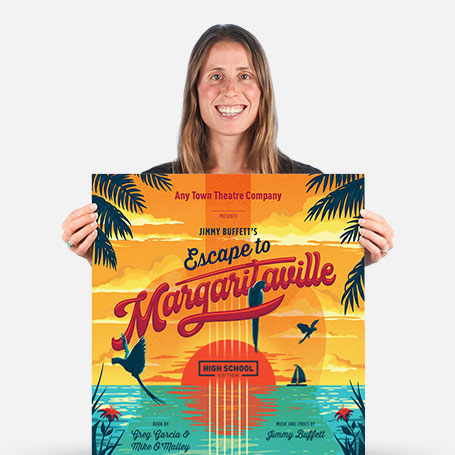 Jimmy Buffett’s Escape to Margaritaville (High School Edition) Official Show Artwork