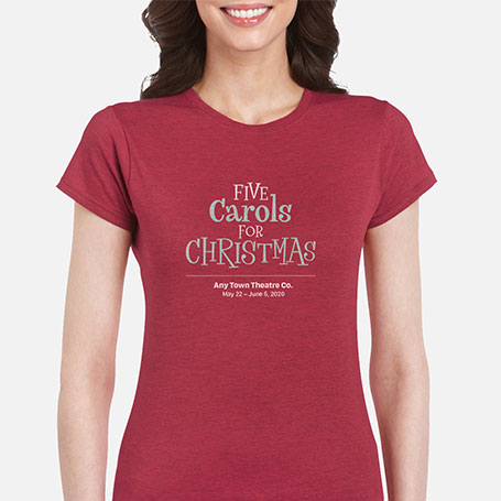 Five Carols For Christmas Cast & Crew T-Shirts