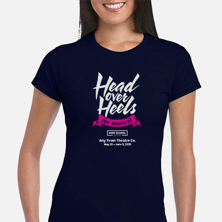 Head Over Heels (High School Edition) Cast & Crew T-Shirts