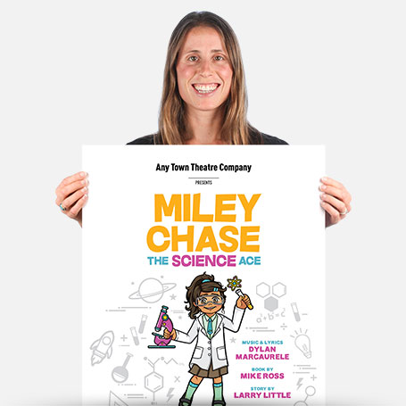 Miley Chase: The Science Ace Official Show Artwork