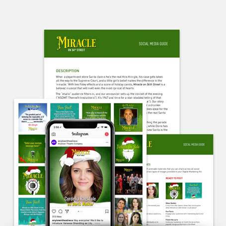 Miracle on 34th Street: A Live Musical Radio Play Promotion Kit & Social Media Guide