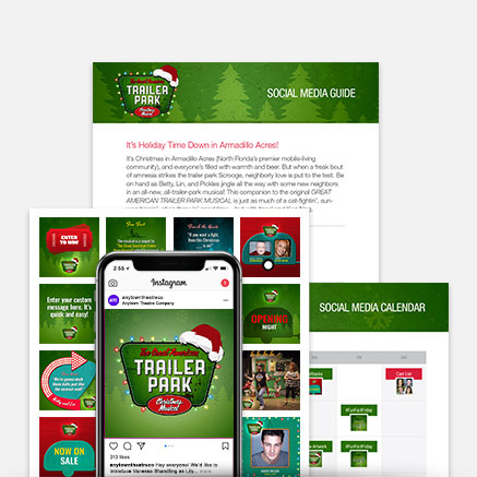 The Great American Trailer Park Christmas Musical Promotion Kit & Social Media Guide