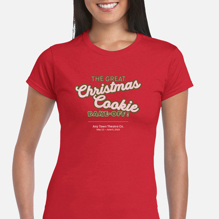 The Great Christmas Cookie Bake-Off! Cast & Crew T-Shirts