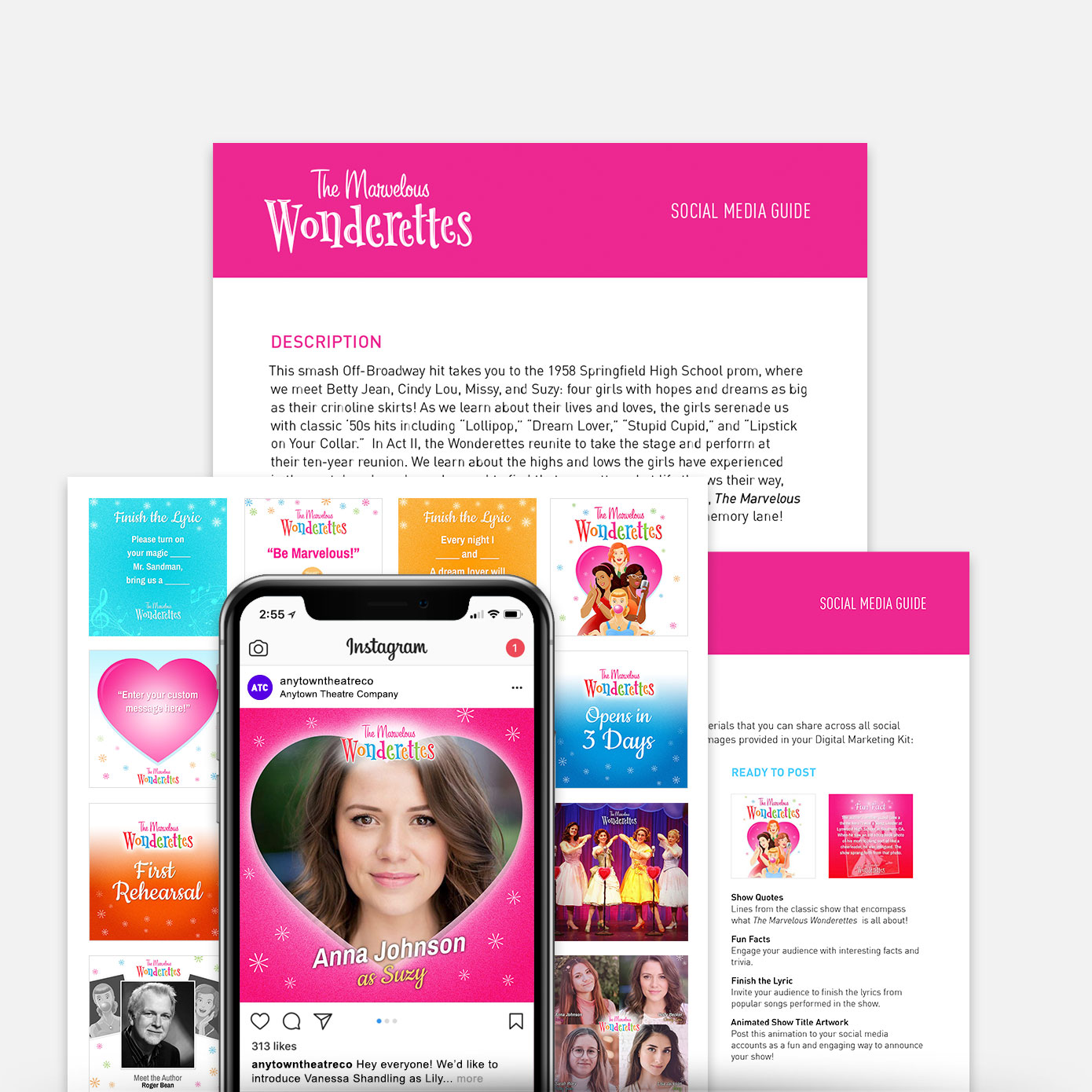 The Marvelous Wonderettes ’58 (One-Act) Promotion Kit & Social Media Guide