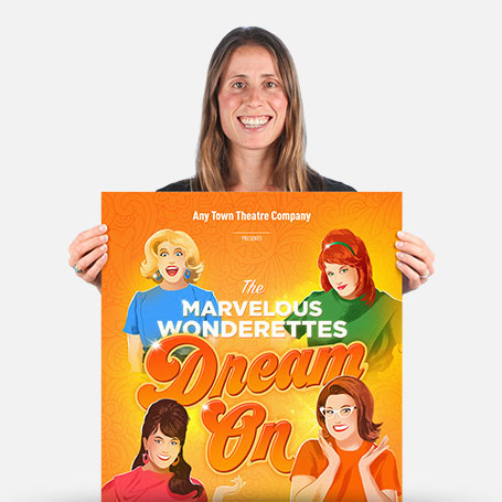 The Marvelous Wonderettes: Dream On Official Show Artwork