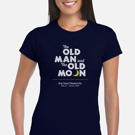 The Old Man and the Old Moon | Large Cast Cast & Crew T-Shirts