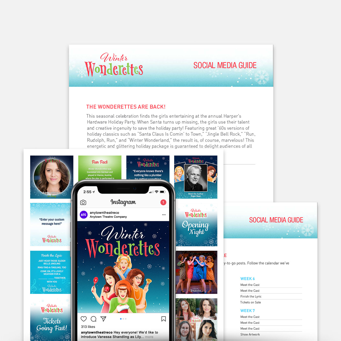 Winter Wonderettes Promotion Kit & Social Media Guide