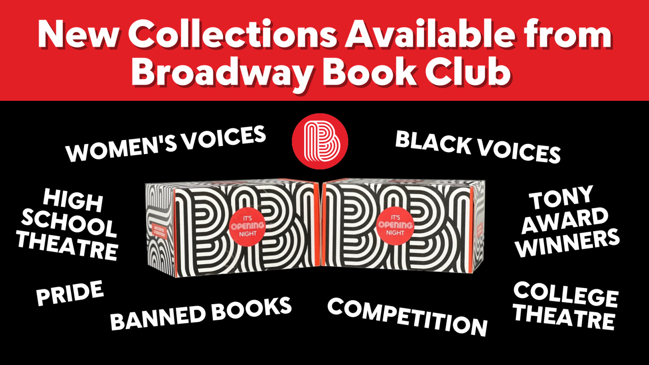 Broadway Book Club New Collection Ad